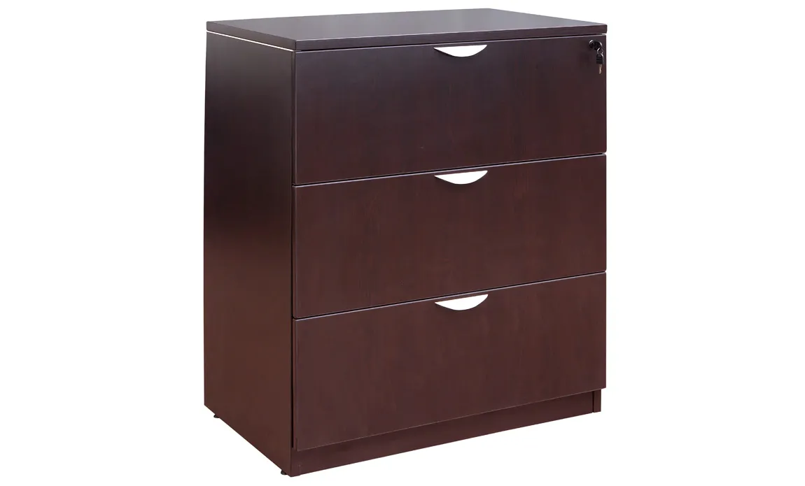 3 Drawer Laminate Lateral File Cabinet