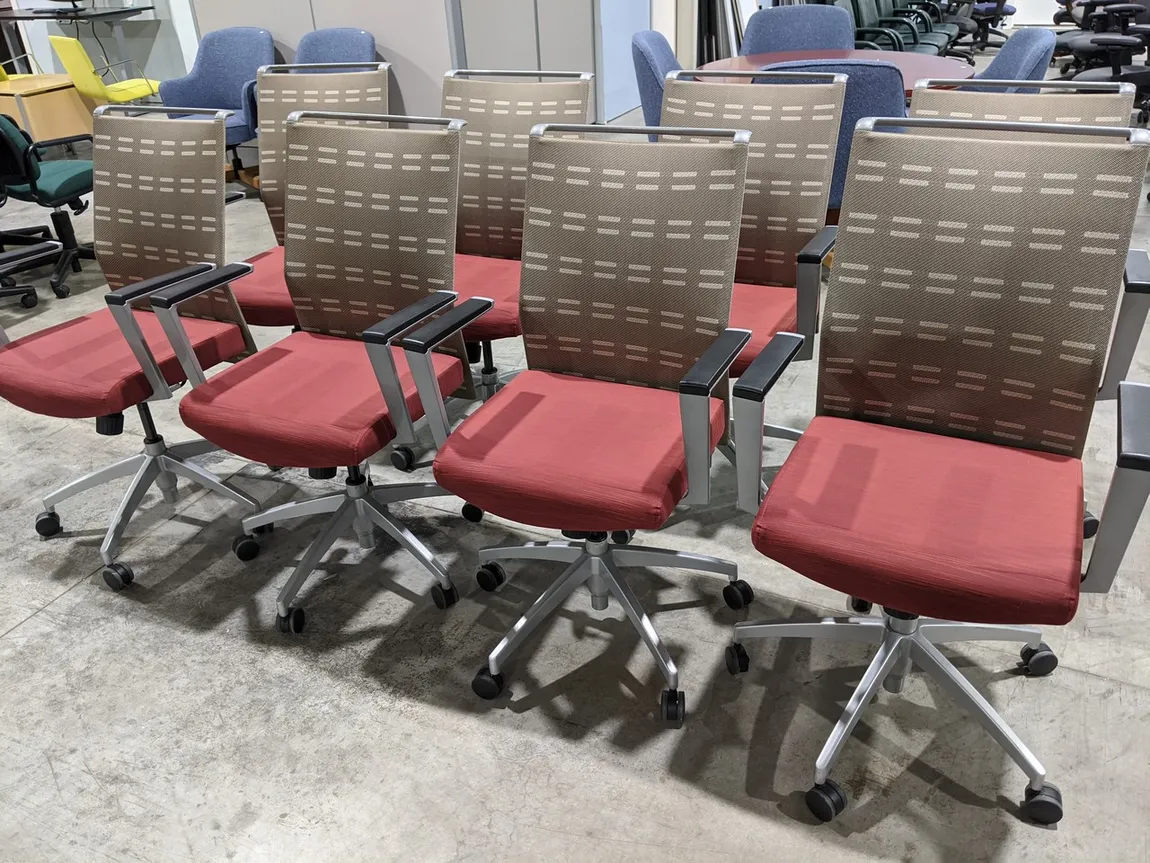 SitOnIt Mesh Back Rolling Office Chairs