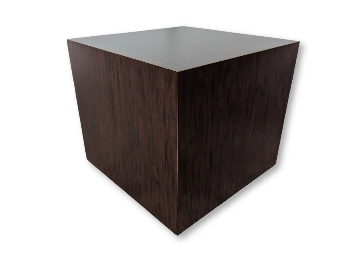 Mahogany Laminate End Table â€“ 24 Inch Wide