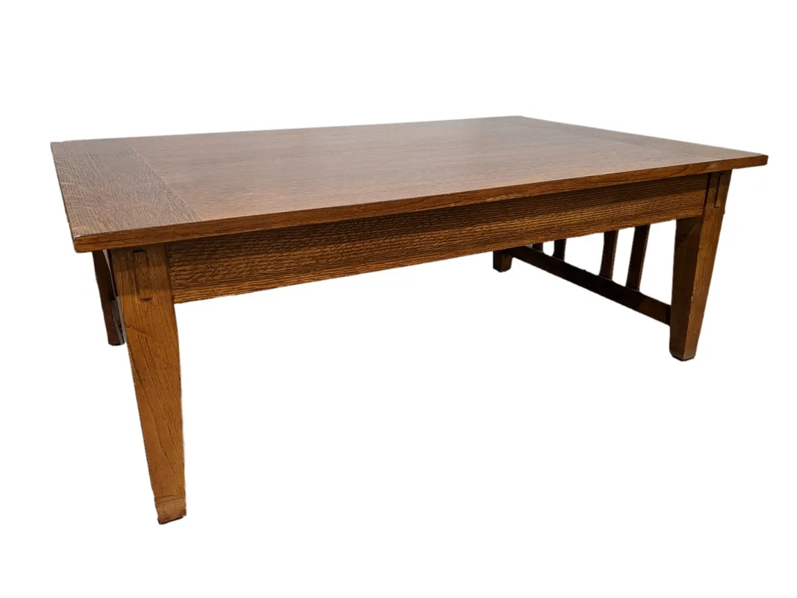 Solid Wood Maple Coffee Table â€“ 44 Inch Wide
