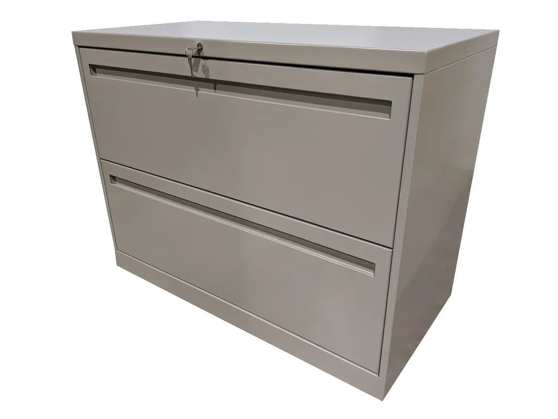AllSteel 2 Drawer Lateral Filing Cabinet â€“ 36 Inch Wide