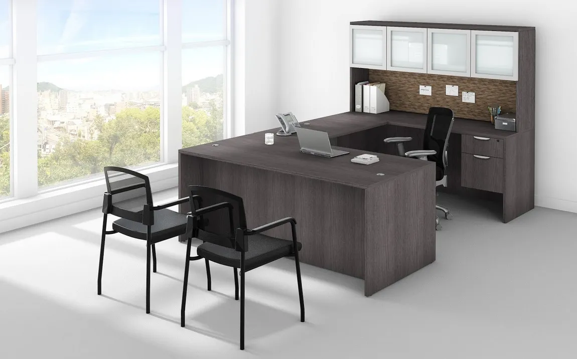 78 x 71 Desk with Hutch