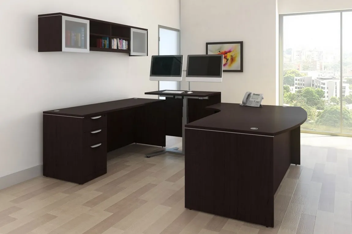 120 x 71 U Desk - Left Open