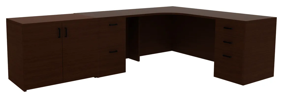 Desk with Cabinet