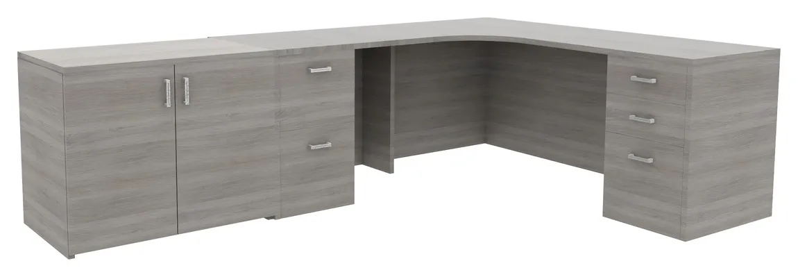 Desk with Cabinet
