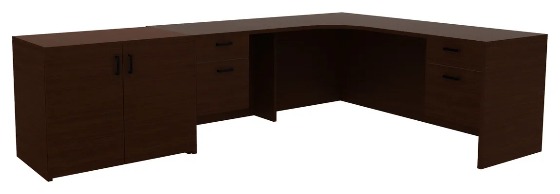 Desk with Cabinet