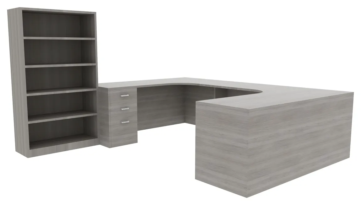 Desk with Bookcase