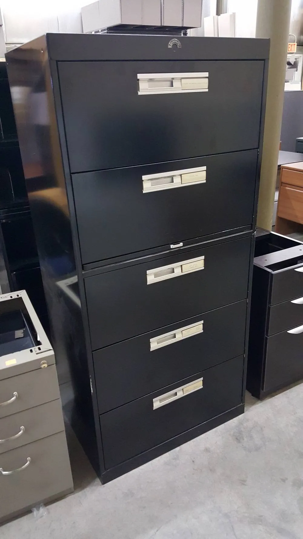 Roll Out Conserv-A-File 5 Drawer Lateral File Cabinet