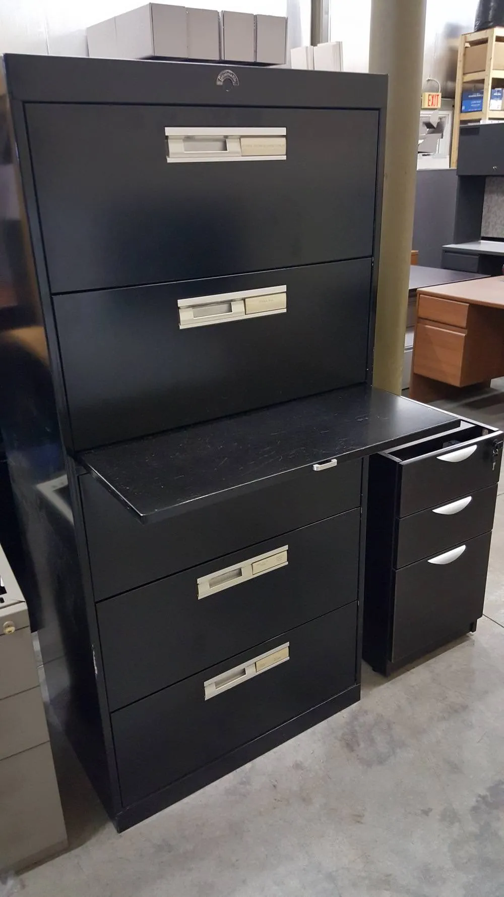 Roll Out Conserv-A-File 5 Drawer Lateral File Cabinet