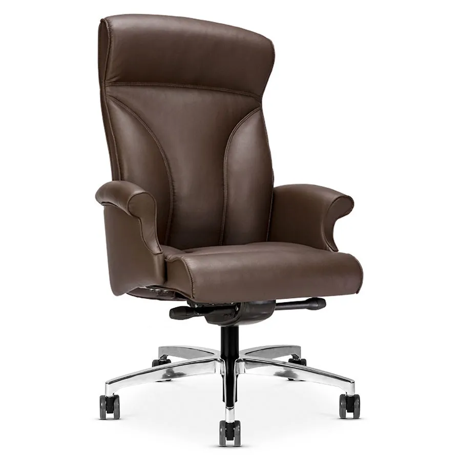 Brown Leather Office Chair
