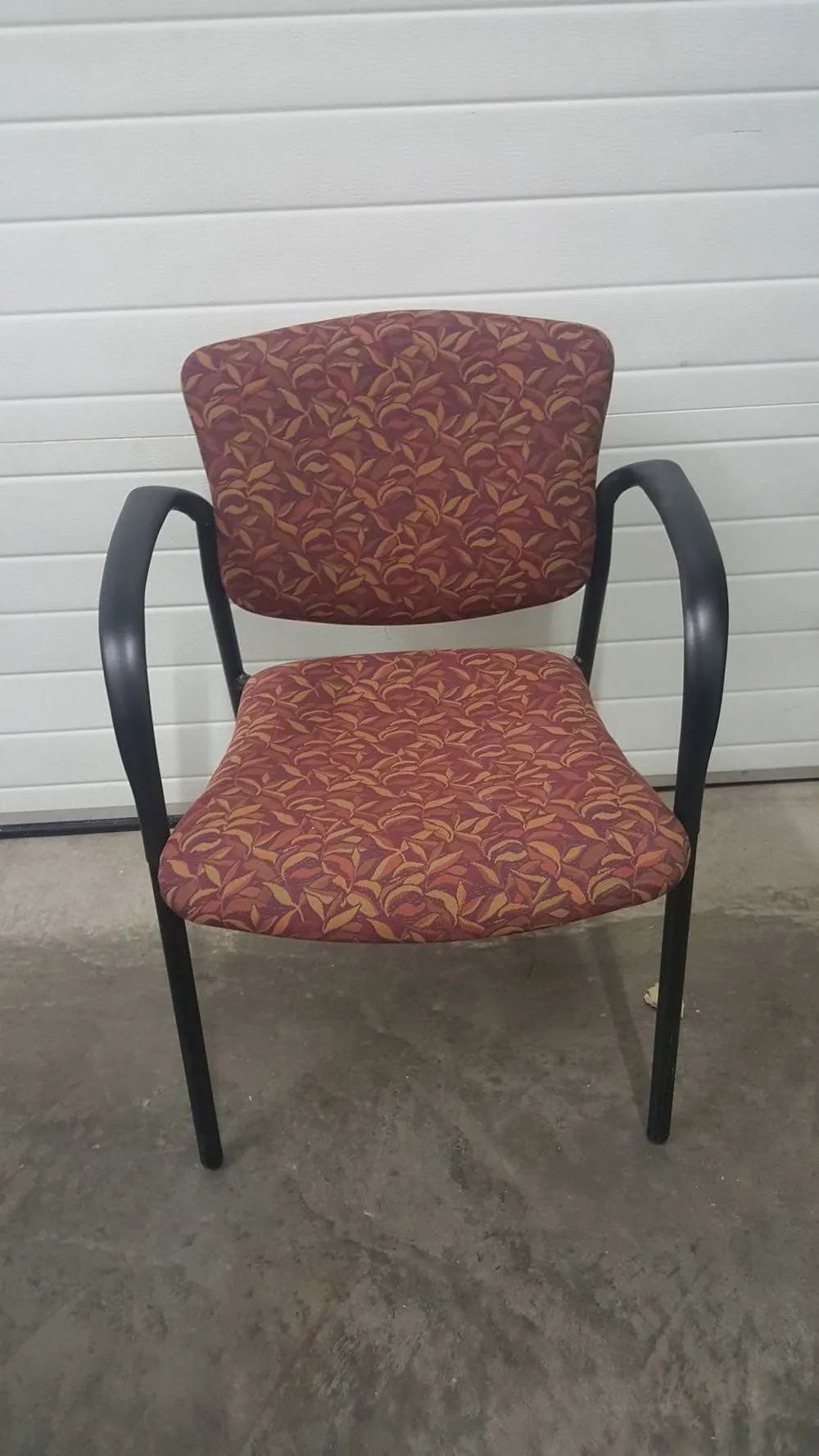 Maroon Stacking Guest Waiting Room Chairs