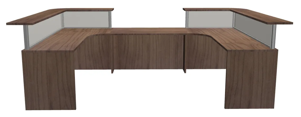 Two Person Reception Desk - Test