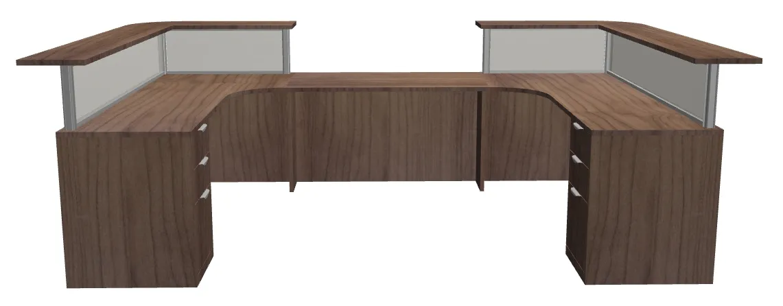 Two Person Reception Desk - Test
