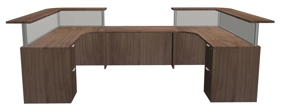Two Person Reception Desk - Test