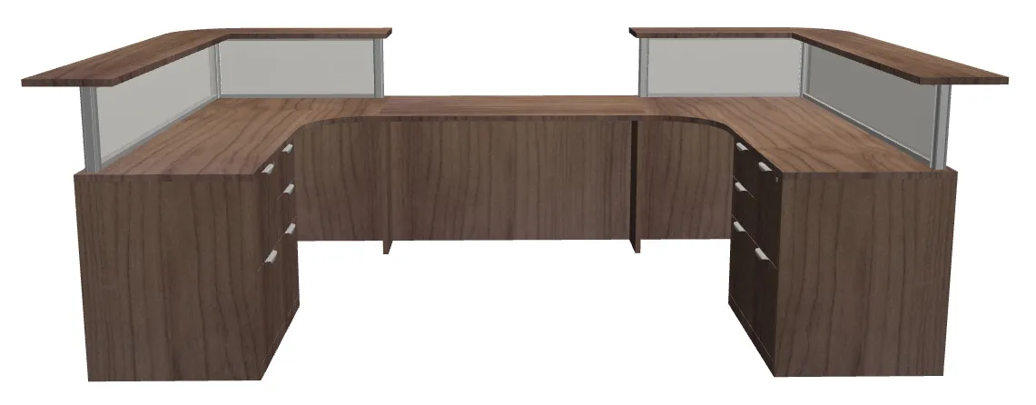 Two Person Reception Desk - Test