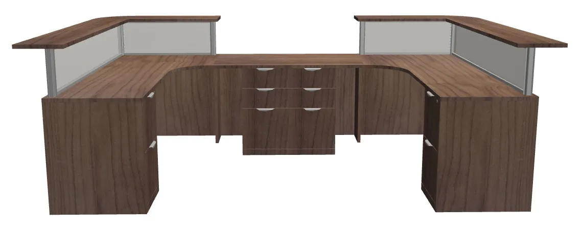 Two Person Reception Desk - Test