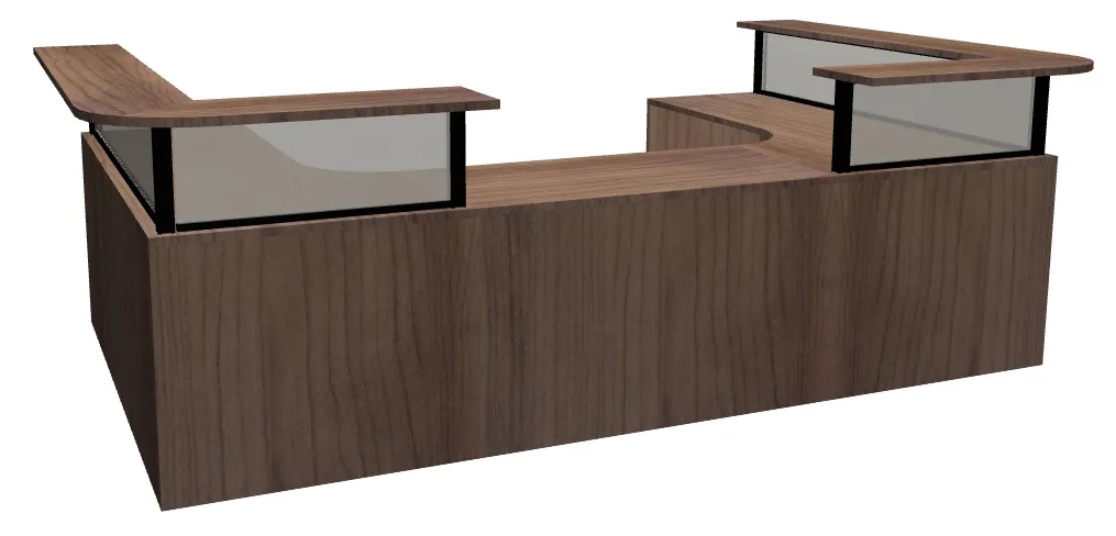 Two Person Reception Desk - Test