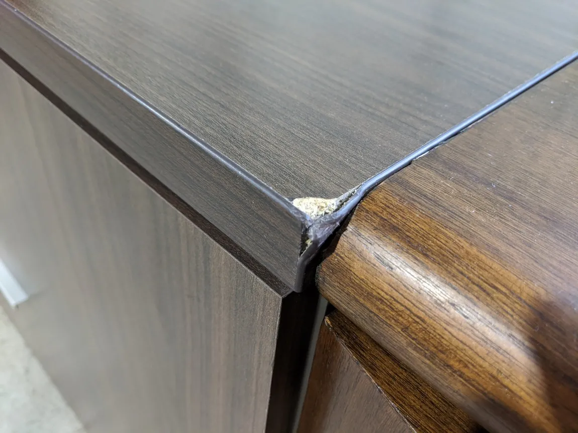 Walnut Laminate Storage Credenza