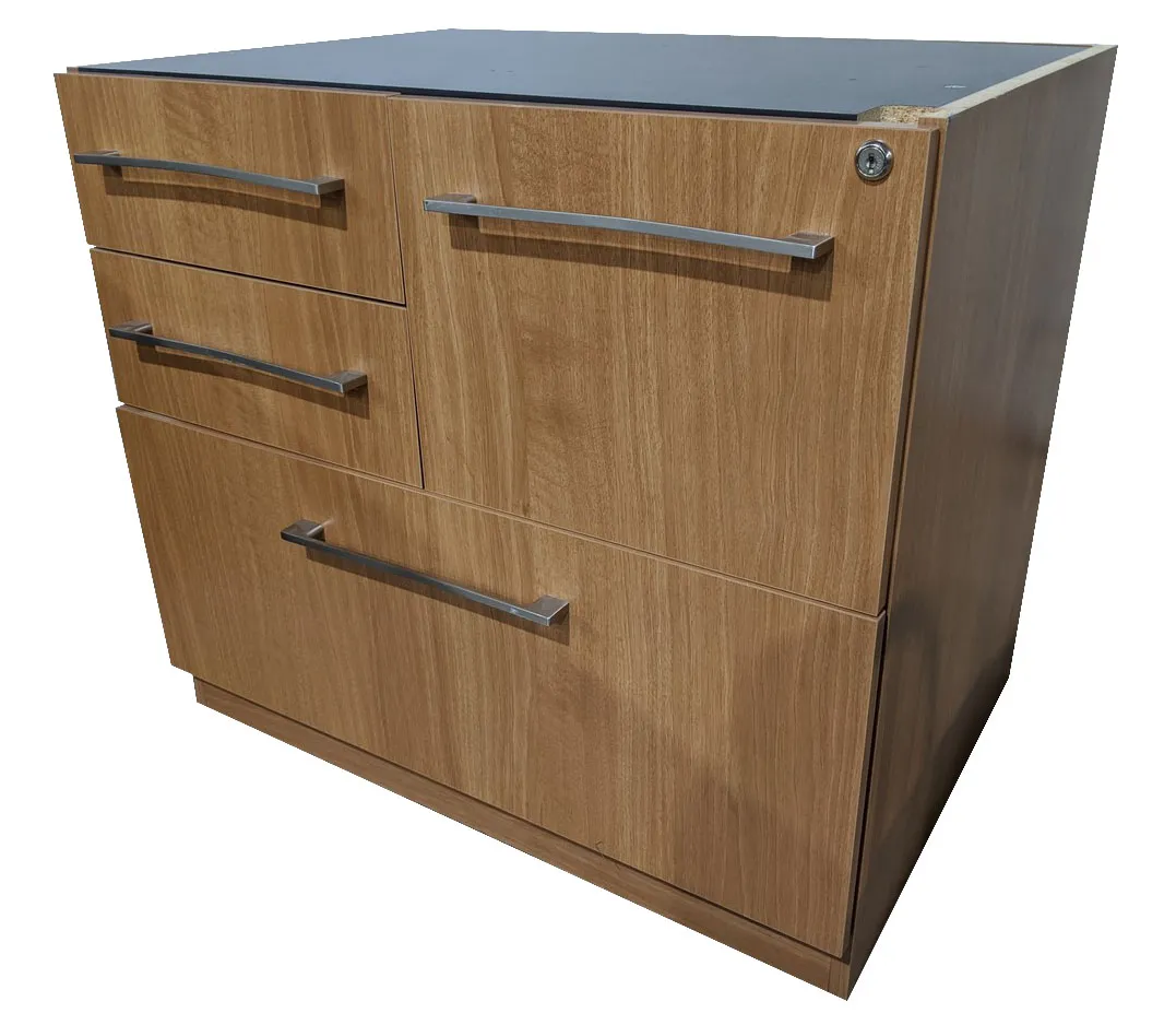 Oak Laminate File Center Drawers - 30.75 Inch Wide