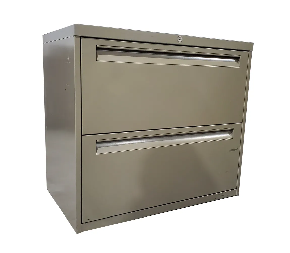 Steelcase 2 Drawer Lateral Filing Cabinet â€“ 30 Inch Wide 