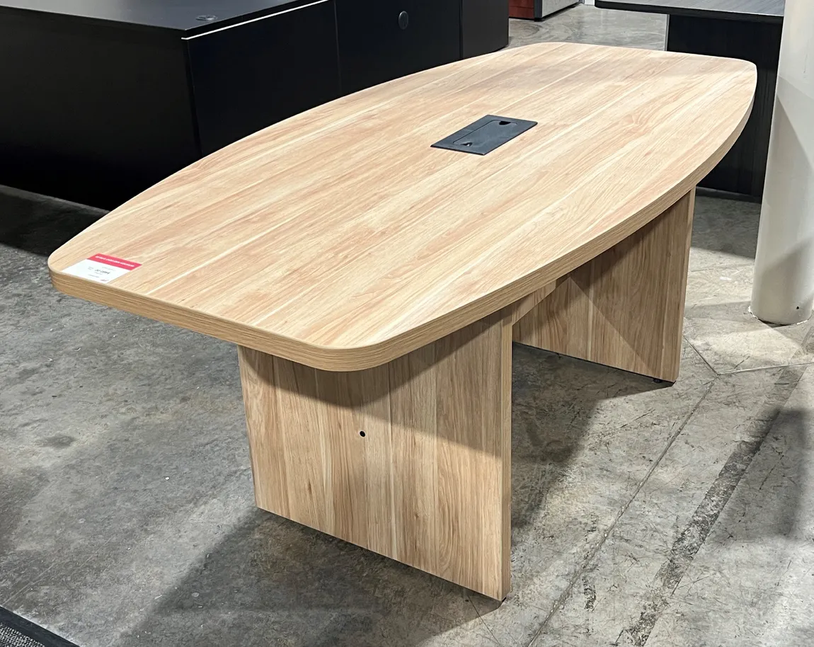 6' Boat Shaped Conference Table