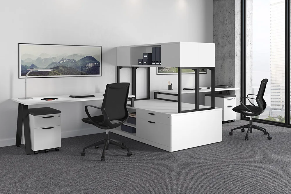 188 x 72 30W 2-Person Desk