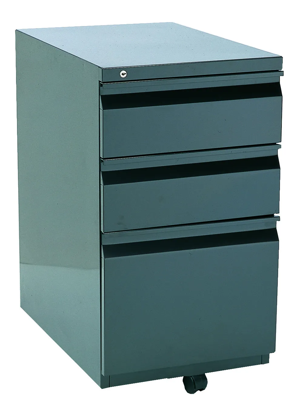 Metal Rolling Pedestal Drawers