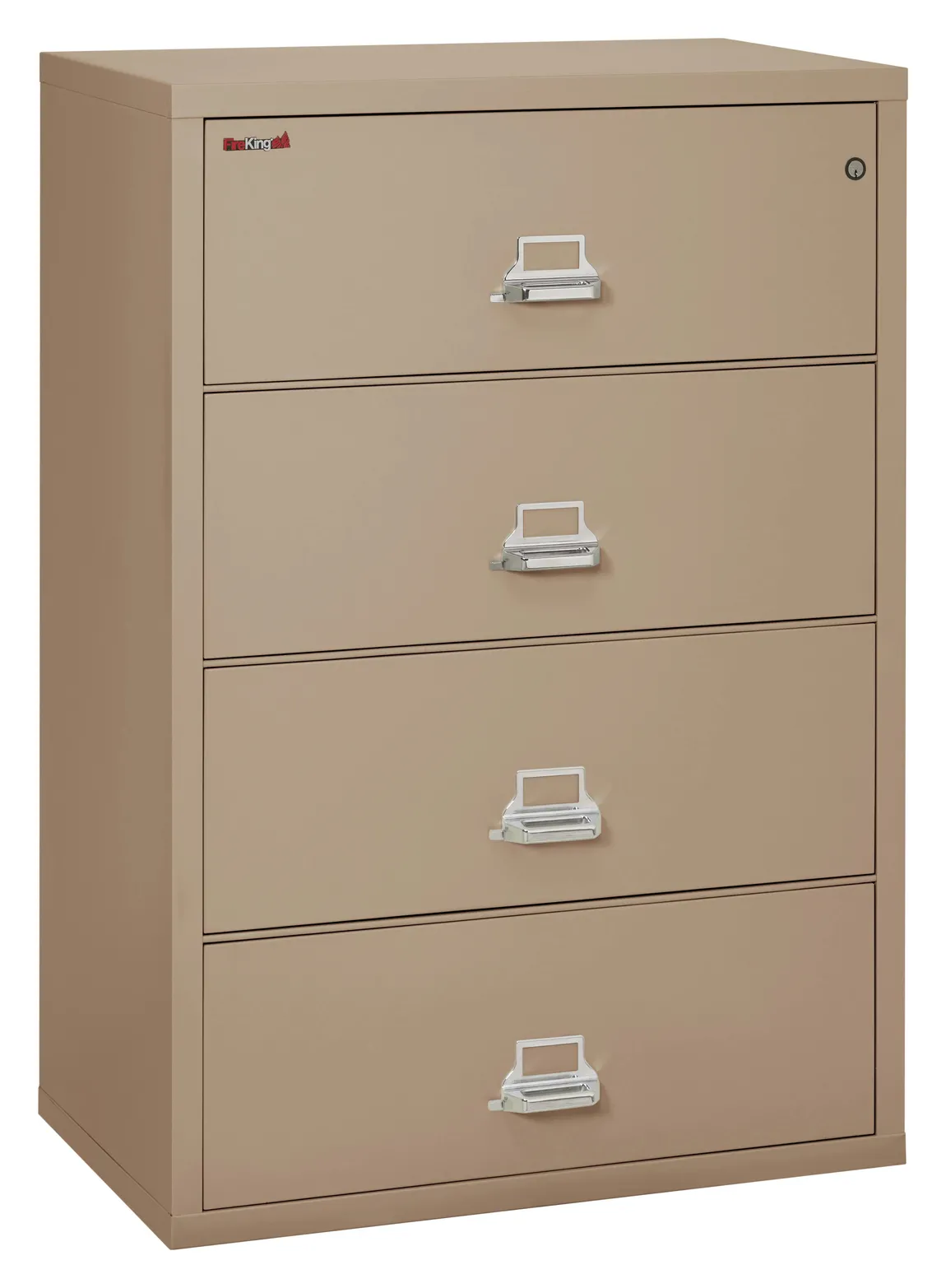 4 Drawer Lateral Fireproof File Cabinet - 38 Wide