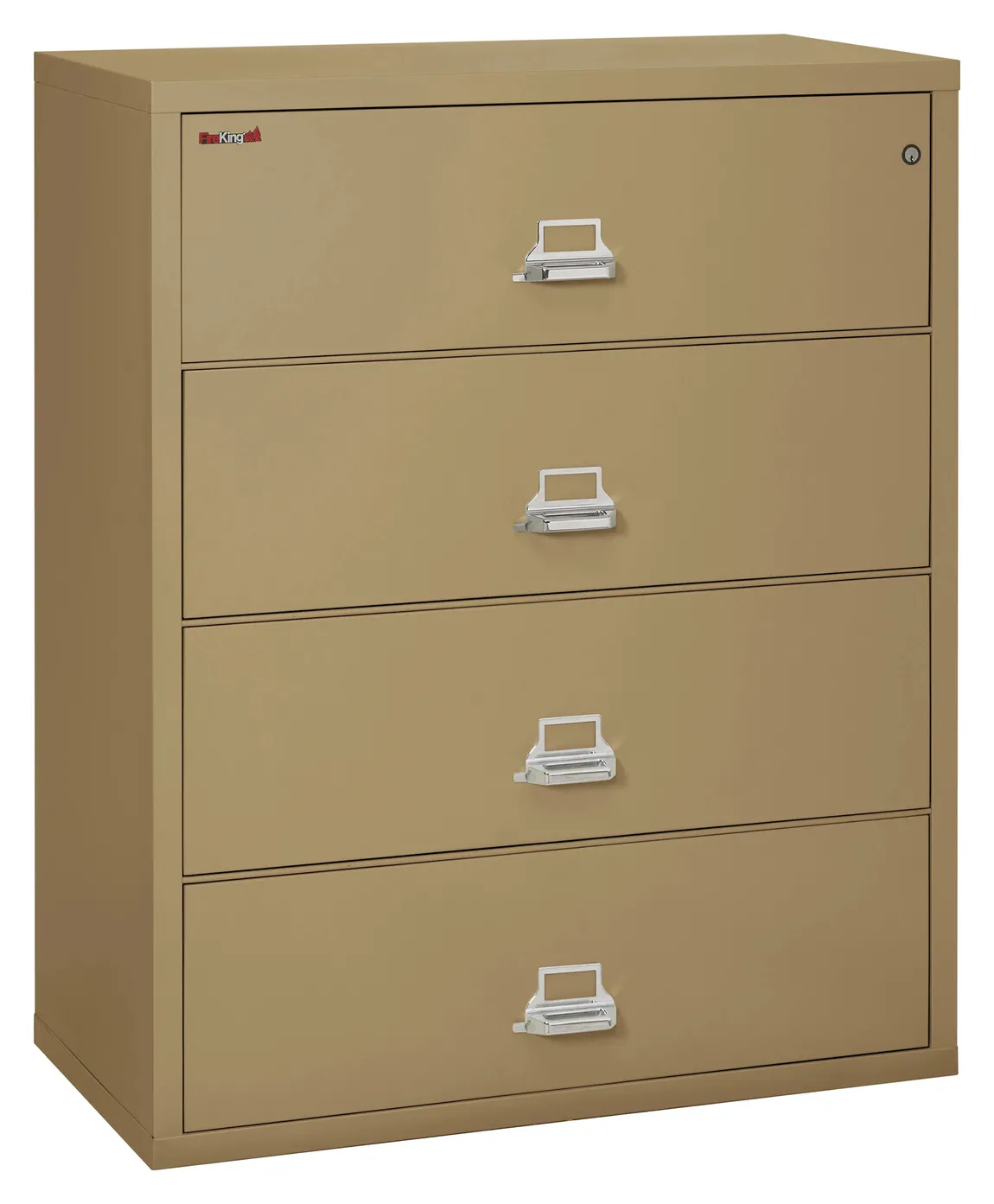 4 Drawer Lateral Fireproof File Cabinet - 45 Wide