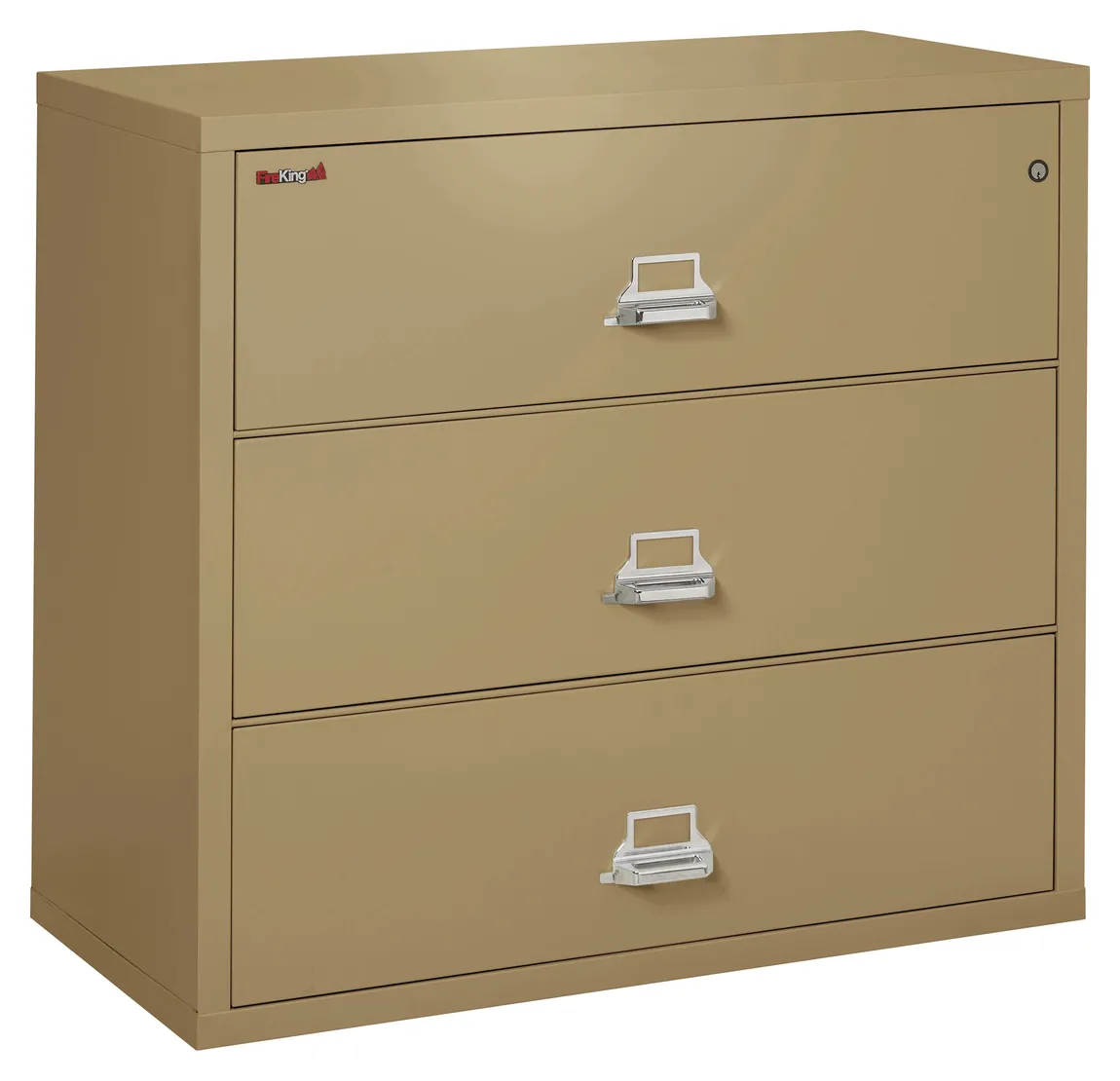 3 Drawer Lateral Fireproof File Cabinet - 45 Wide