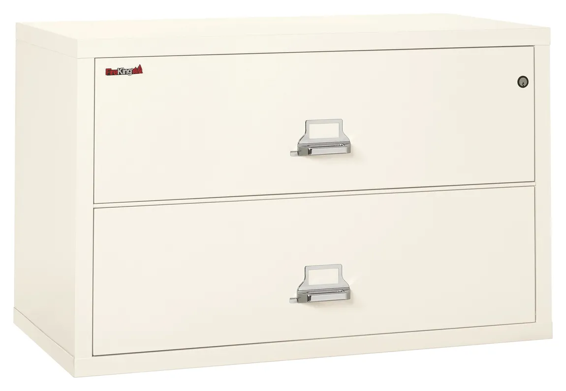 2 Drawer Lateral Fireproof File Cabinet - 45 Wide