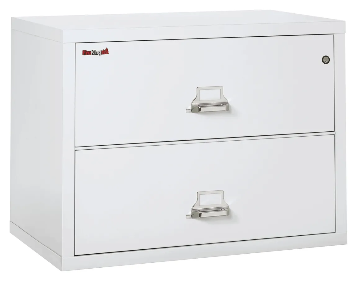 2 Drawer Lateral Fireproof File Cabinet - 38 Wide