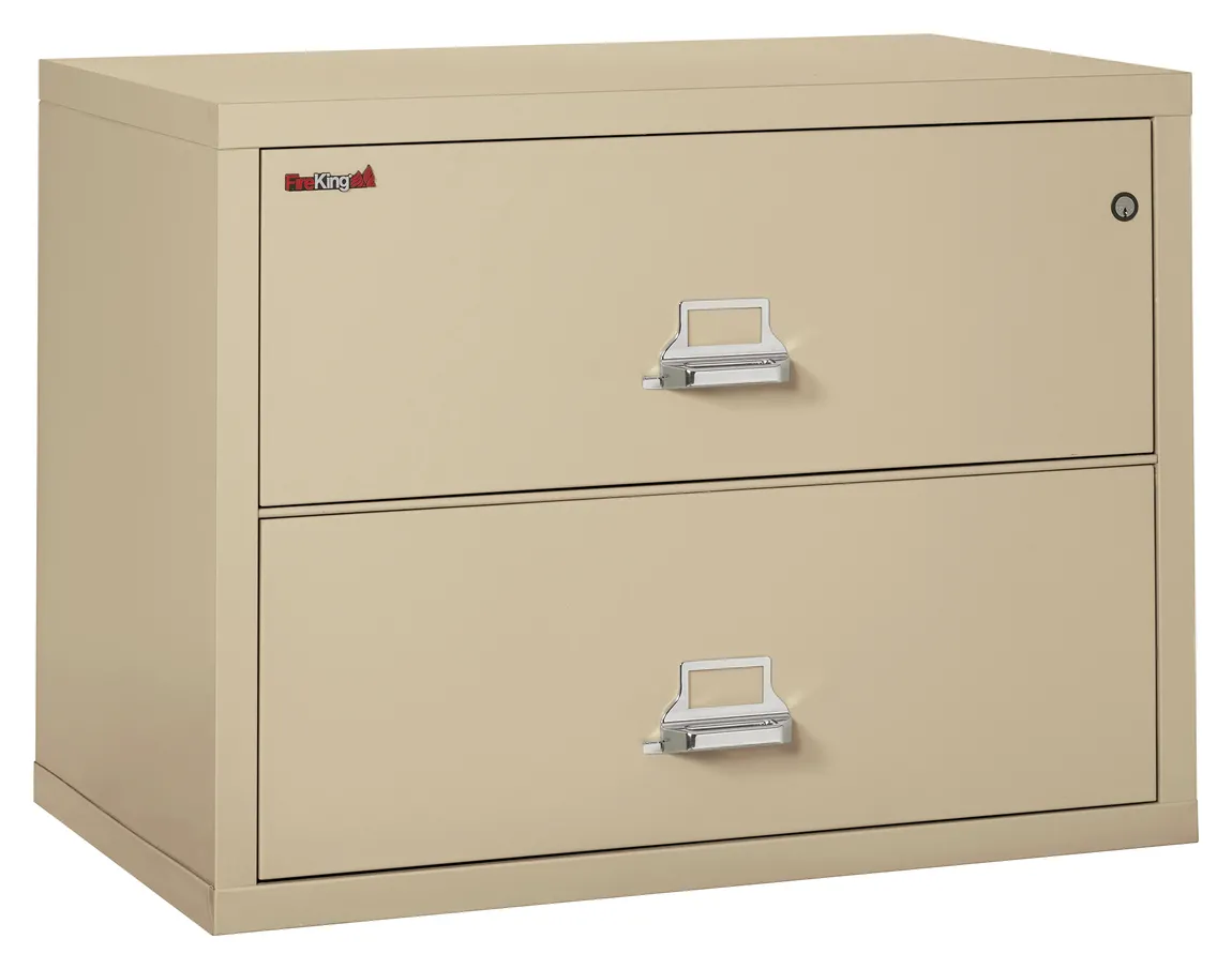 2 Drawer Lateral Fireproof File Cabinet - 38 Wide