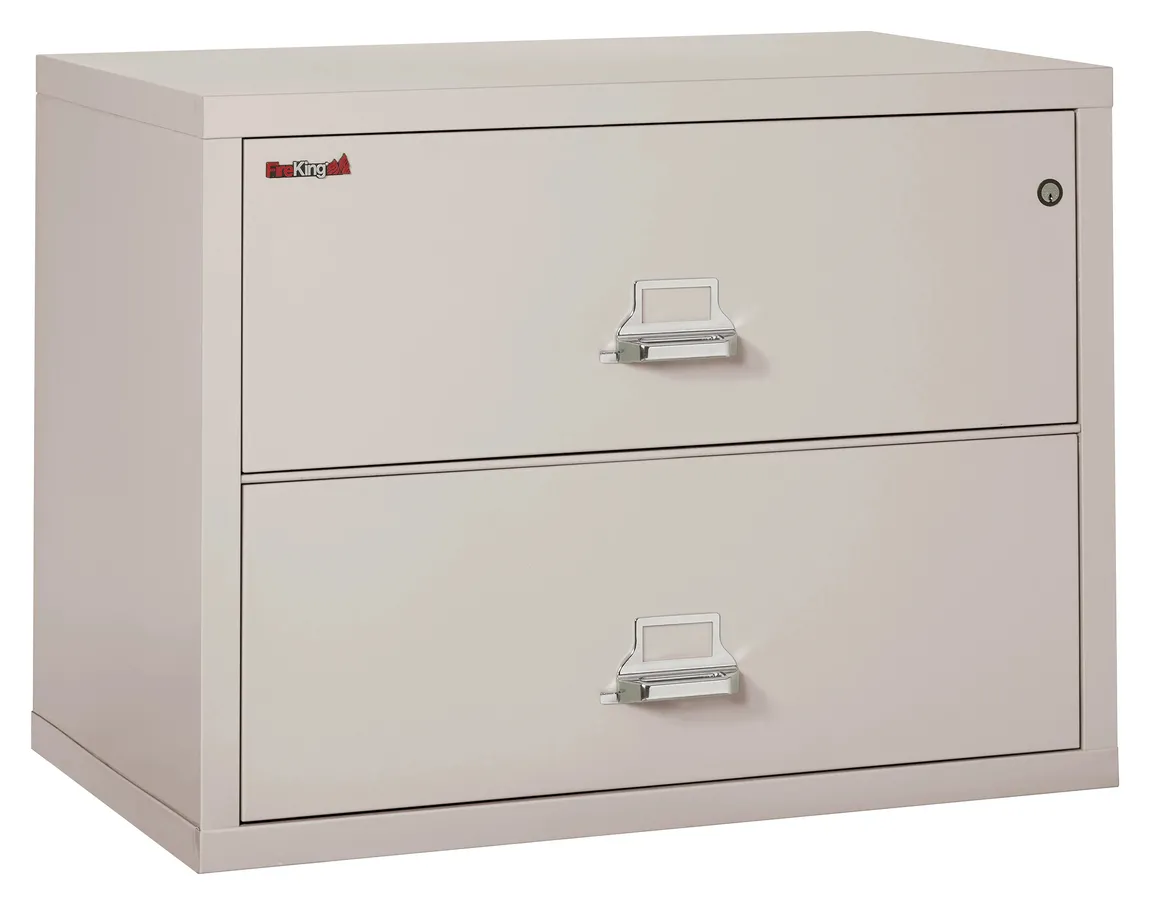 2 Drawer Lateral Fireproof File Cabinet - 38 Wide