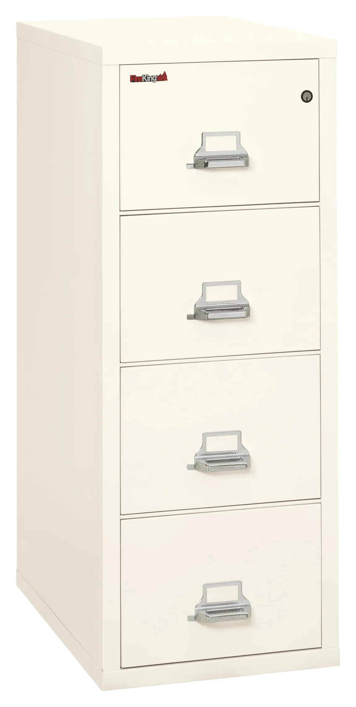4 Drawer Vertical Fireproof File Cabinet - 21 Wide