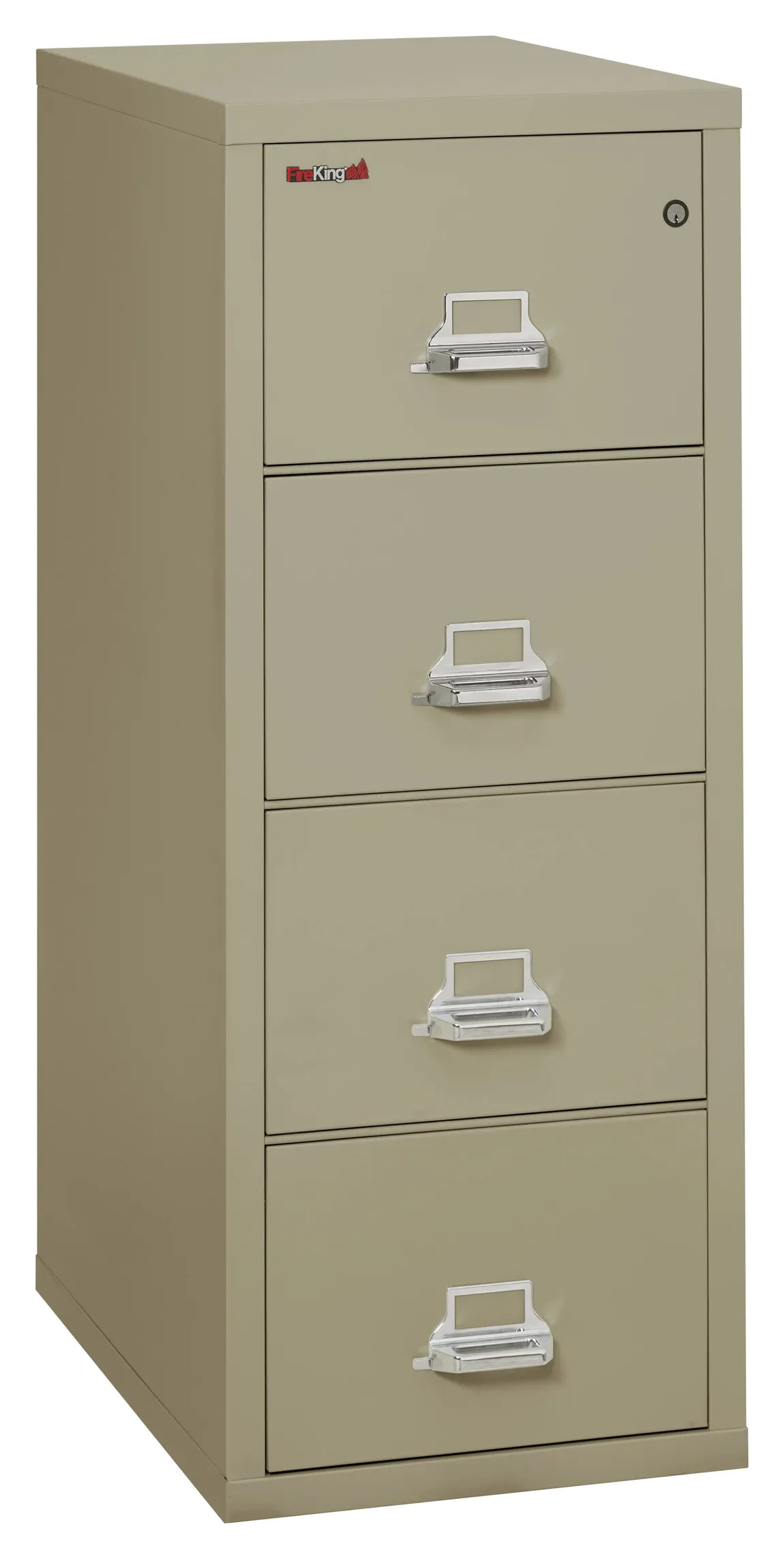 4 Drawer Vertical Fireproof File Cabinet - 21 Wide