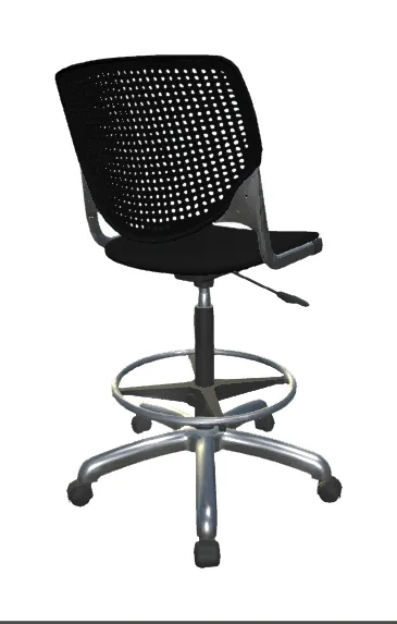 Drafting Stool with Wheels
