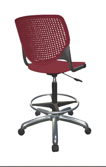 Drafting Stool with Wheels