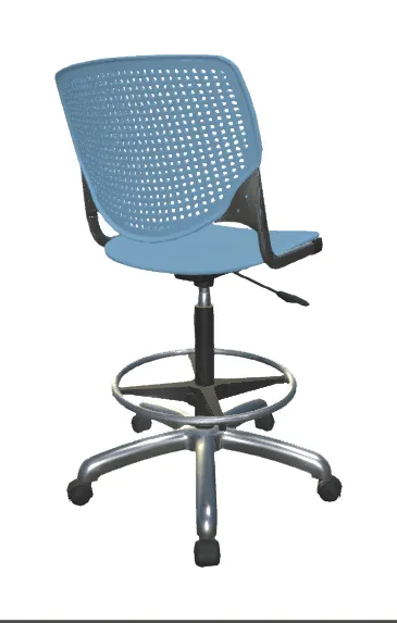 Drafting Stool with Wheels