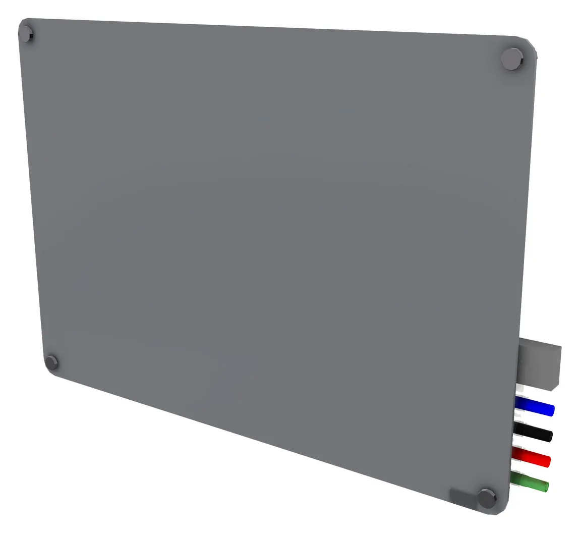 Magnetic Glass Dry Erase Whiteboard
