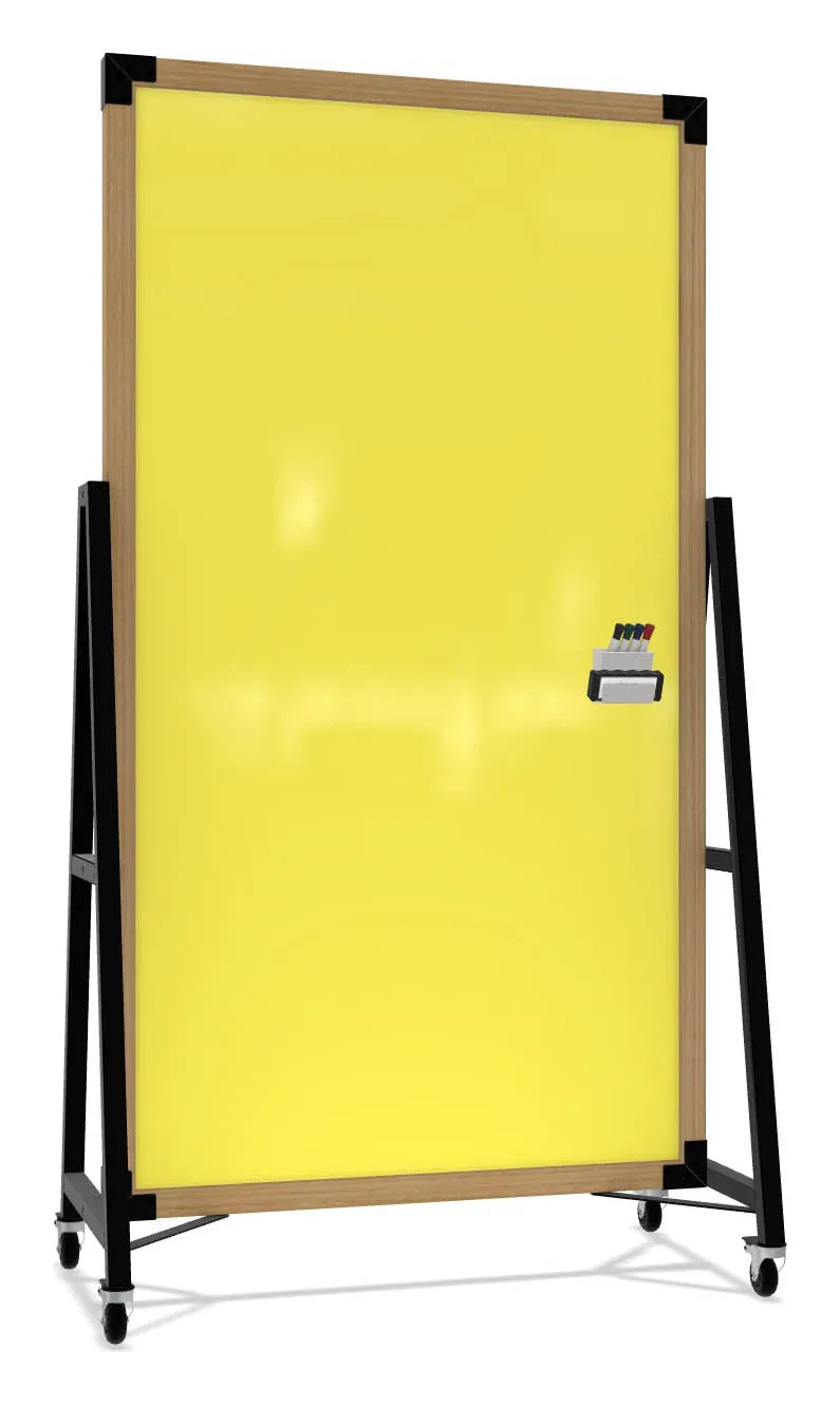 Mobile Glass Dry Erase Board