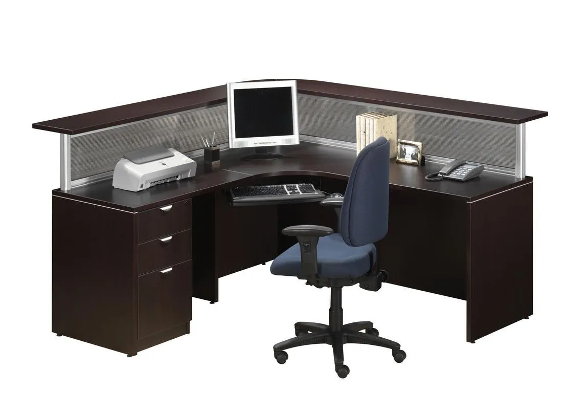 L Shaped Reception Desk