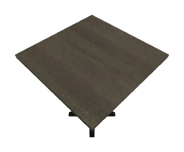 Square Table - 37 Tall