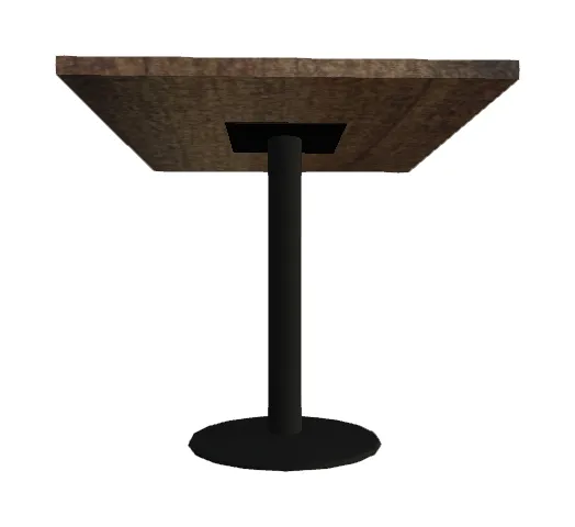 Square Cafe Table - 30 Tall
