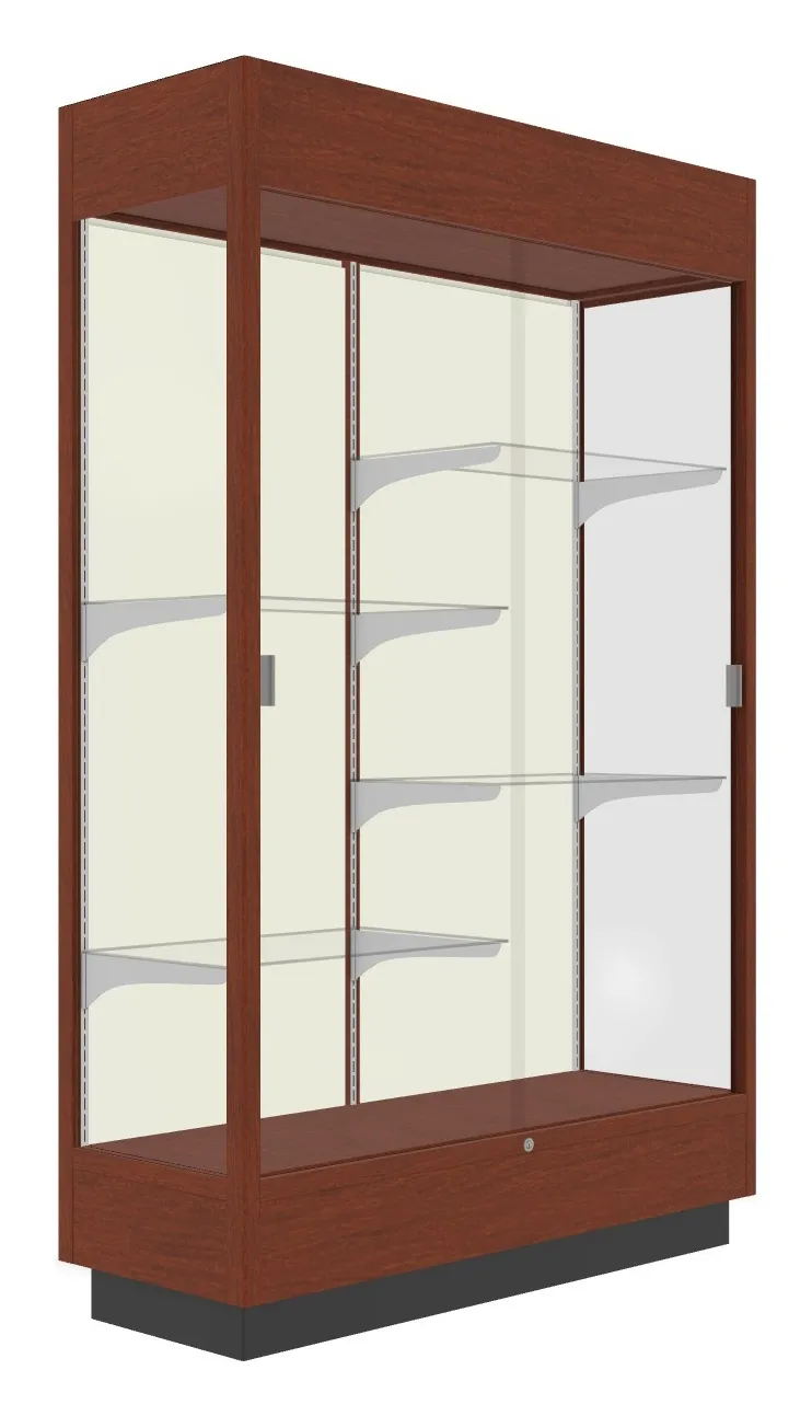 Vertical Display Case with LED Lighting - 48 x 76