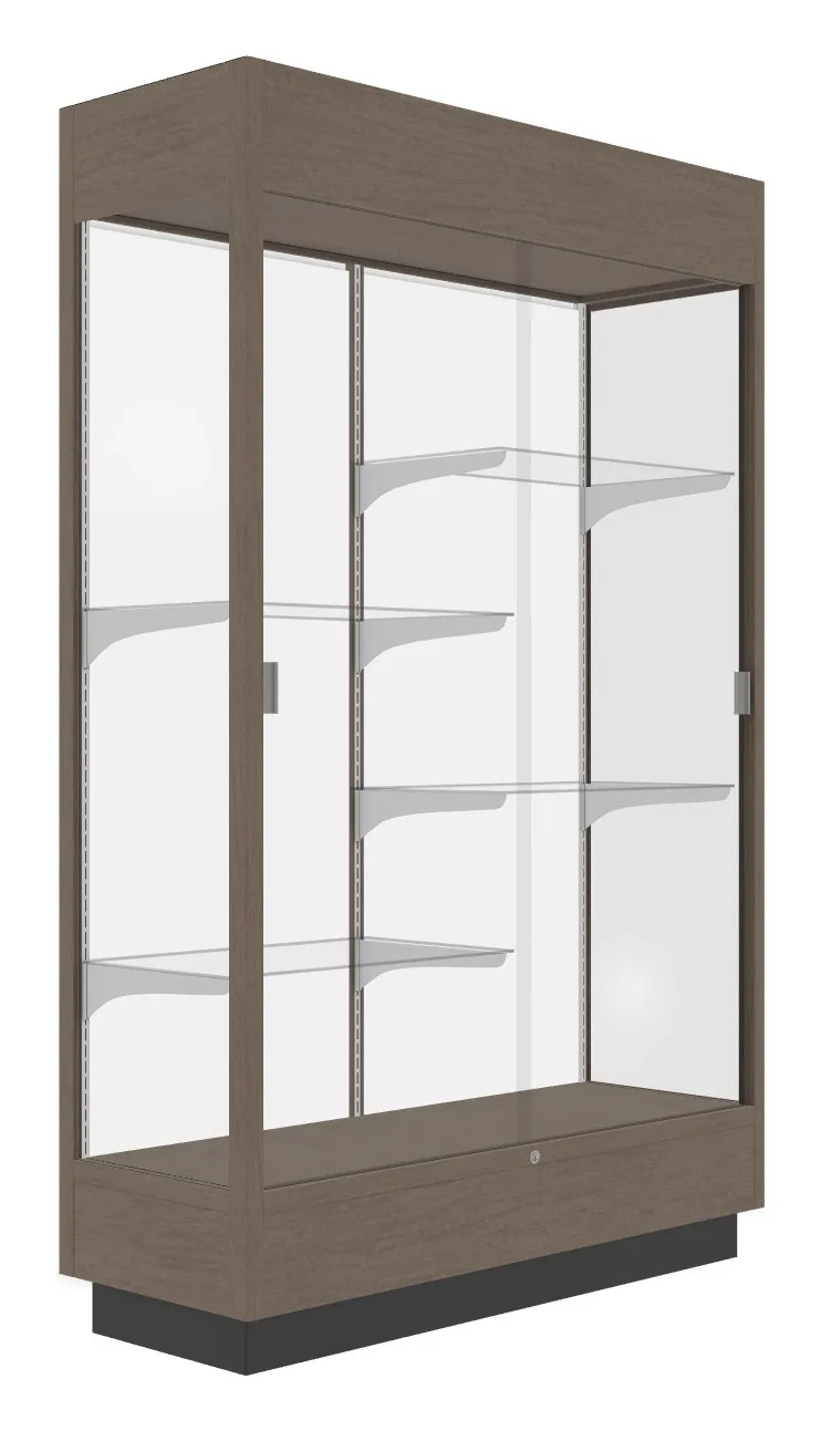 Vertical Display Case with LED Lighting - 48 x 76