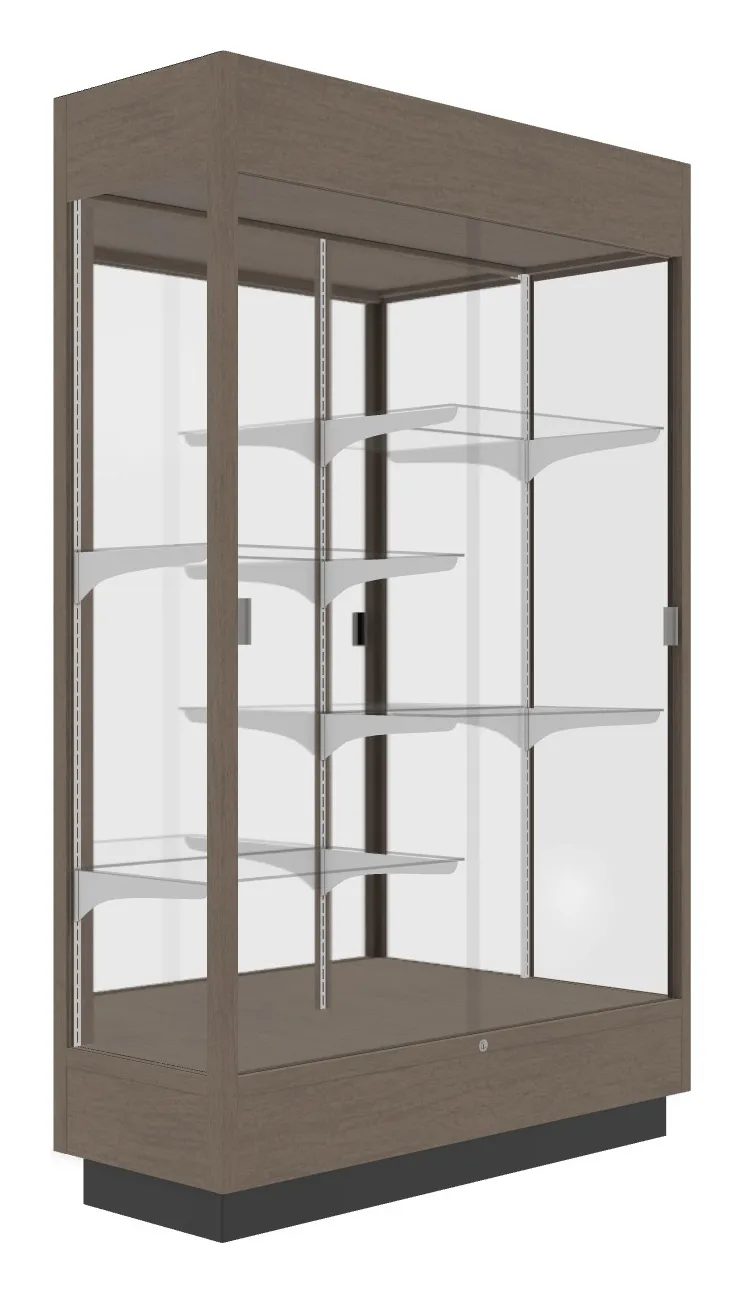Vertical Display Case with LED Lighting - 48 x 76