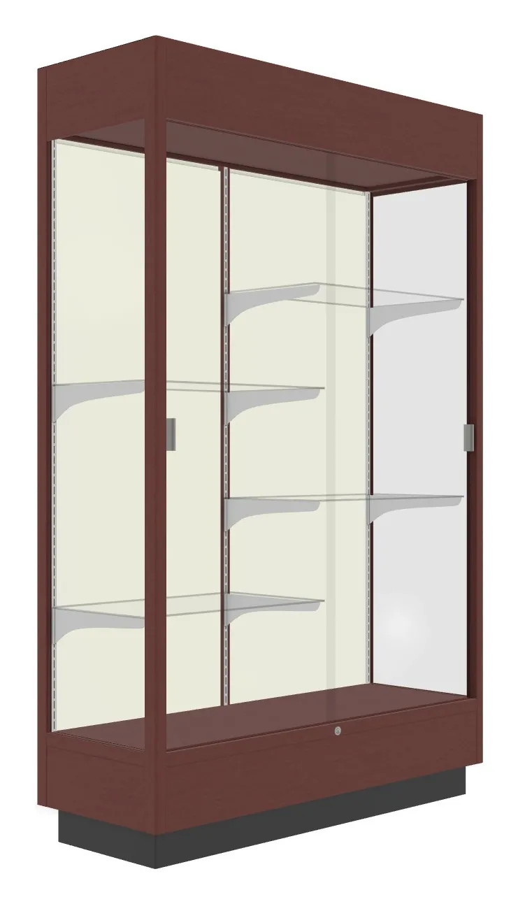 Vertical Display Case with LED Lighting - 48 x 76