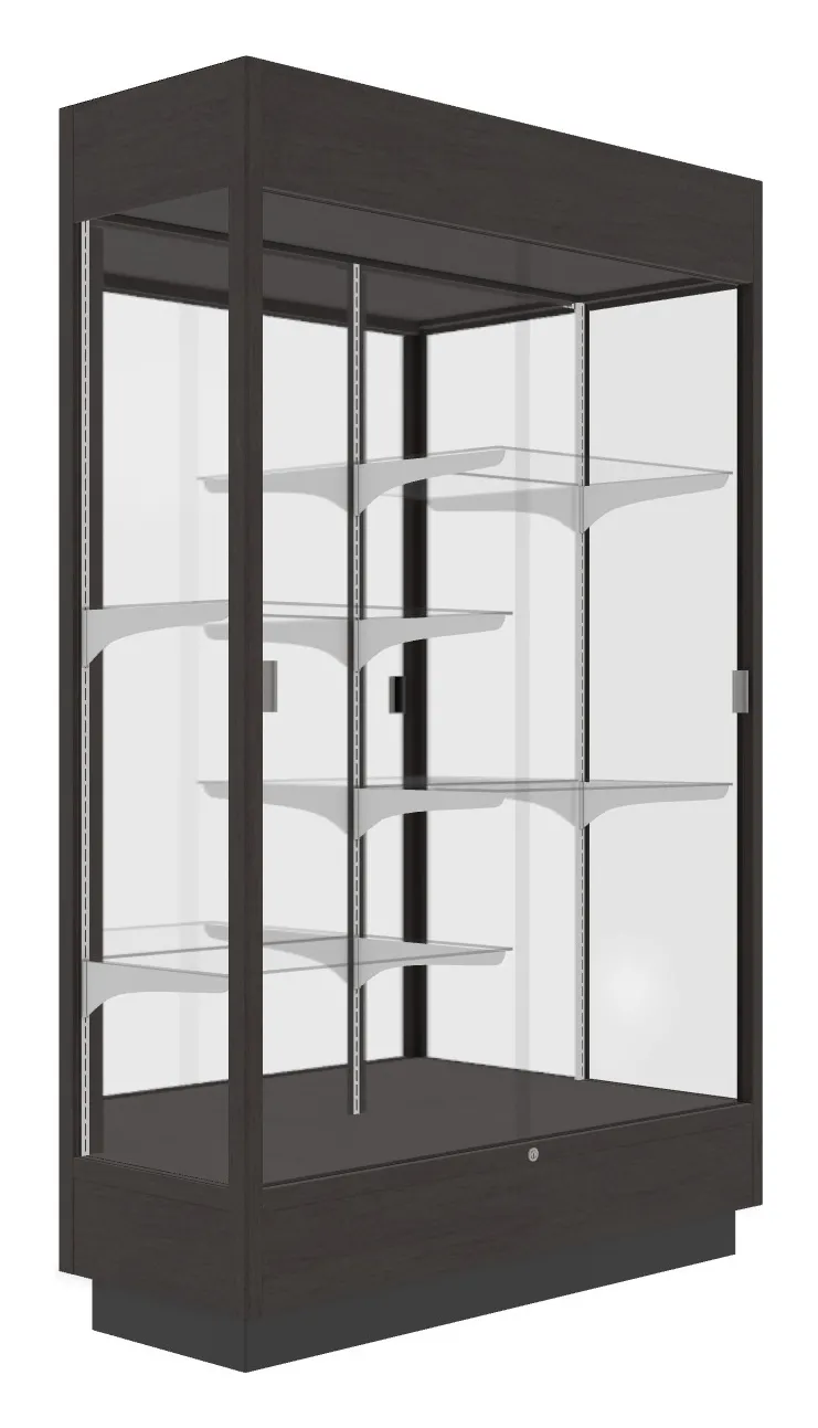 Vertical Display Case with LED Lighting - 48 x 76