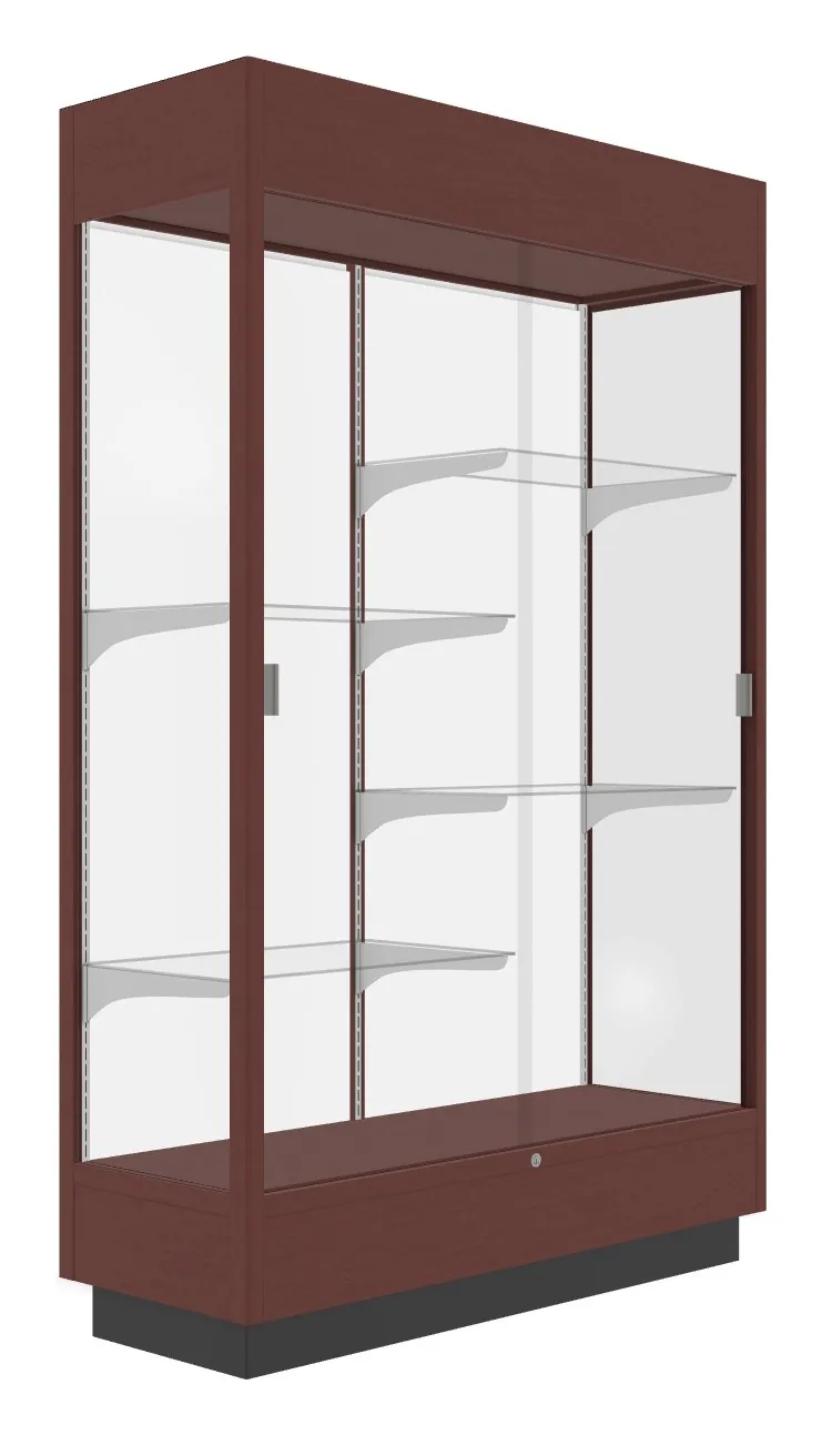 Vertical Display Case with LED Lighting - 48 x 76